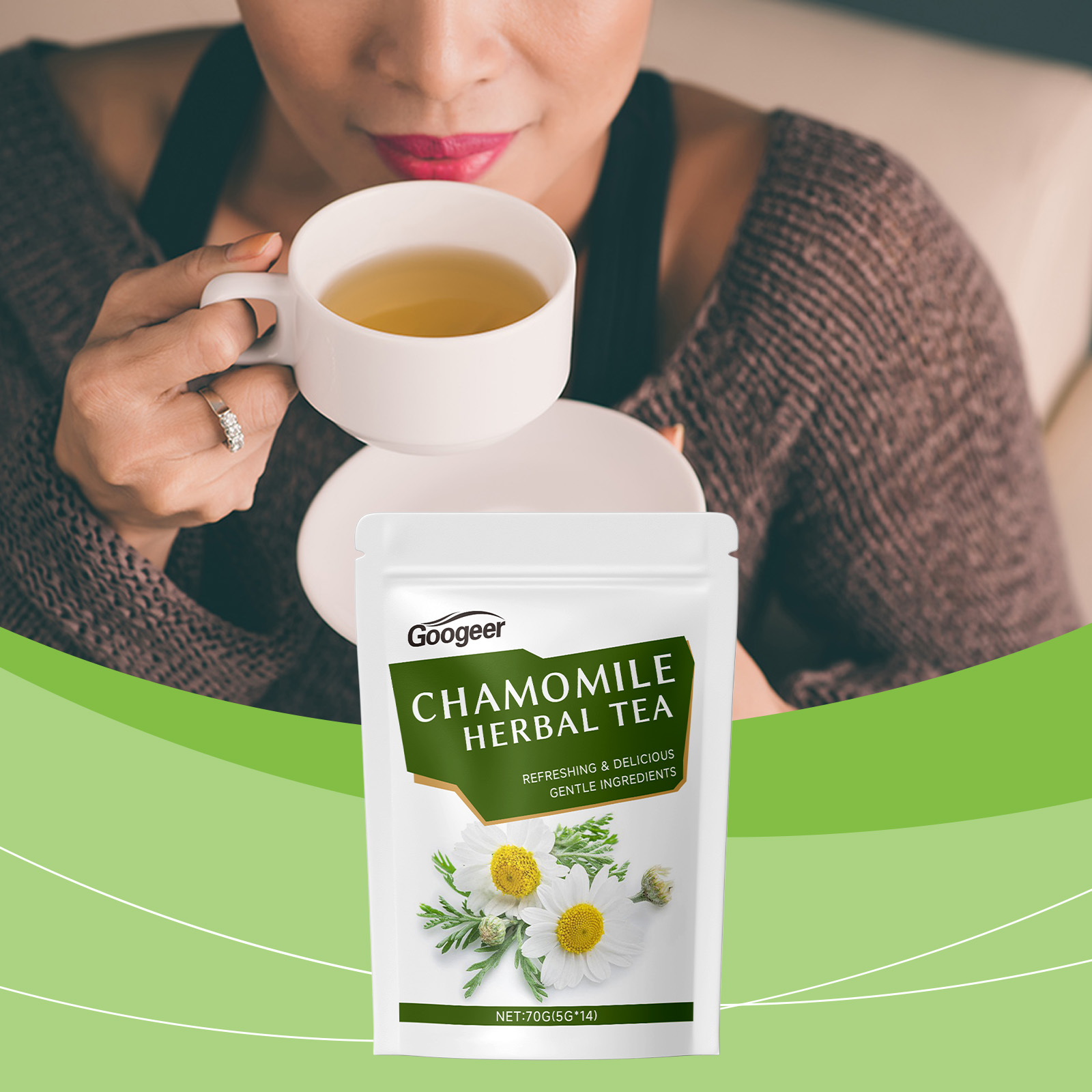 Googeer Natural Chamomile Tea Bag - Image 2