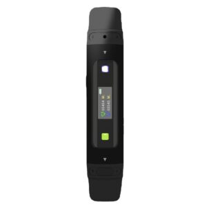 Abdominal breathing trainer lung capacity data detector