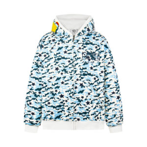 Embroidery Zipper Hoodie Spring Casual Loose Couple Outerwear